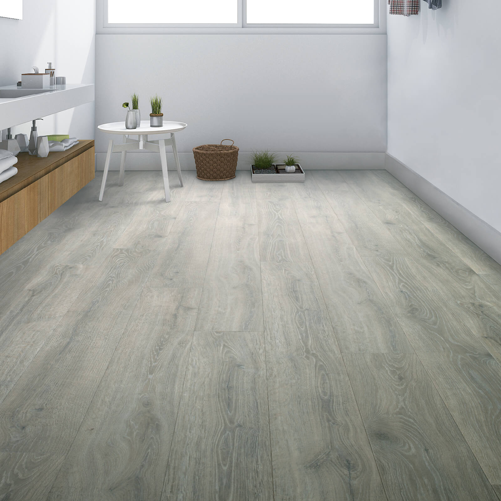 wood-look laminate floors